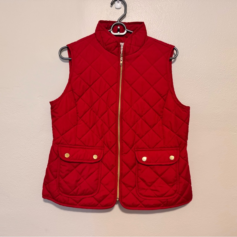 St. John's Bay Red Quilted Vest